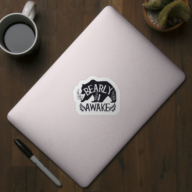 bearly awake by positivedesigners